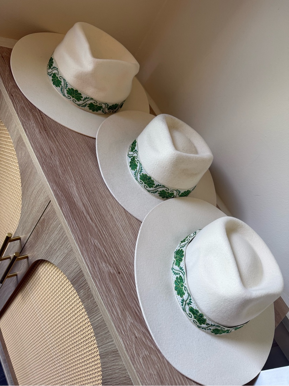 Lack of Color Vintage Ribbon Fedora hats NWT- Choice of Color and Size! - Picture 4 of 10